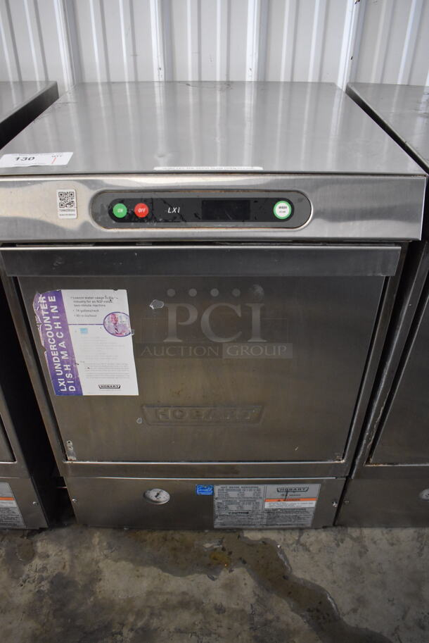 Hobart LXIC Stainless Steel Commercial Undercounter Dishwasher. 120/208-240 Volts, 1 Phase. 24x27x34 - Image 1 of 6