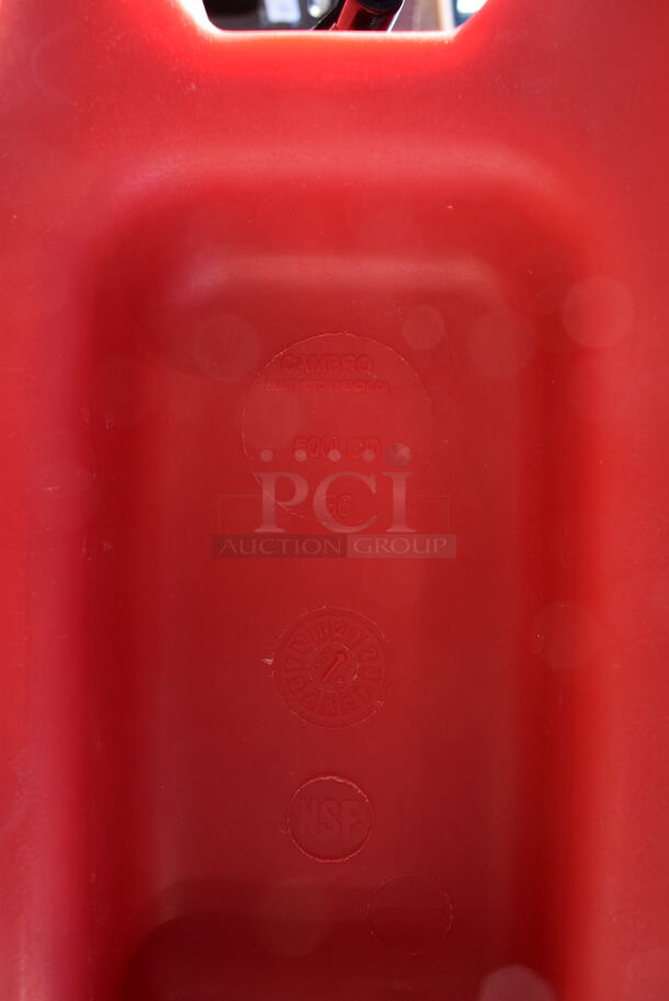 2 Cambro 500LCD Red Poly Insulated Beverage Holder Dispensers. 9x16.5x24. 2 Times Your Bid! - Image 12 of 12