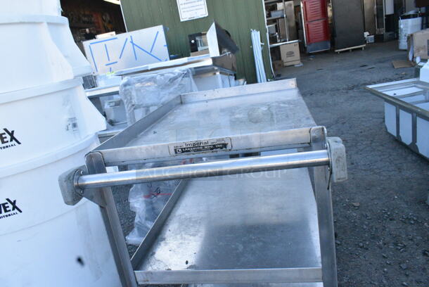Metal 3 Tier Cart on Commercial Casters.  - Image 3 of 6