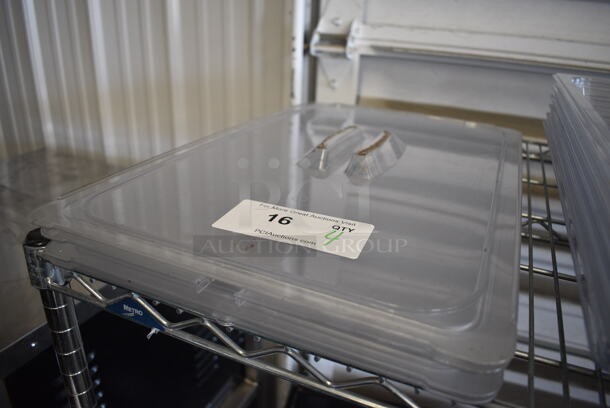 ALL ONE MONEY! Lot of 4 Clear Poly Full Size Drop In Bin Lids - Image 2 of 2