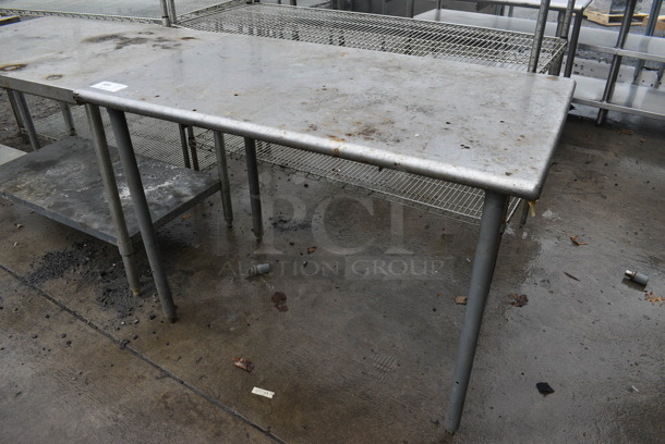 Stainless Steel Commercial Table. 48x30x35