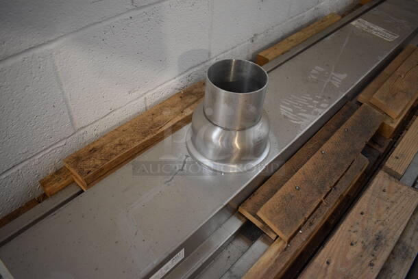 BRAND NEW IN CRATE! Eagle Model FT-12120-FG Stainless Steel Commercial Floor Trough w/ Fiber Glass Grating. 123x16x12 - Image 3 of 5