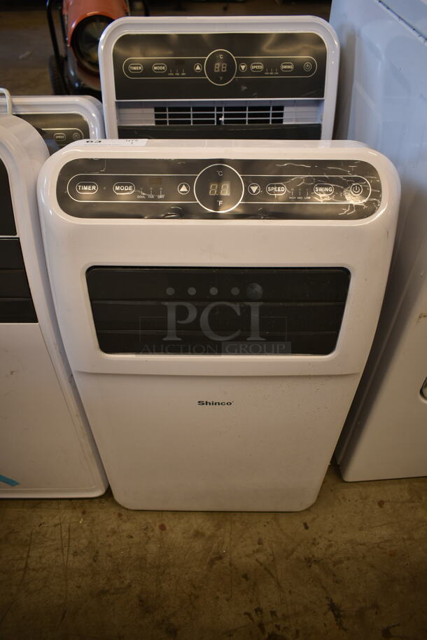 Shinco SPF3-10C-D Portable Air Conditioner. 9,700 BTU. 115 Volts, 1 Phase. Tested and Working!