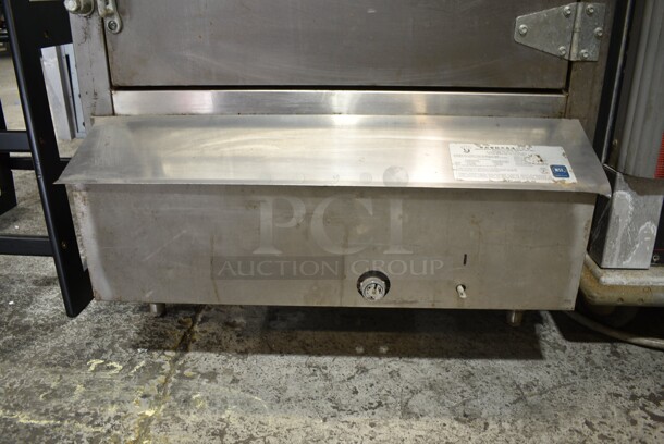 CWSH-36 Stainless Steel Commercial Natural Gas Powered Chinese Smoker.  - Image 2 of 4