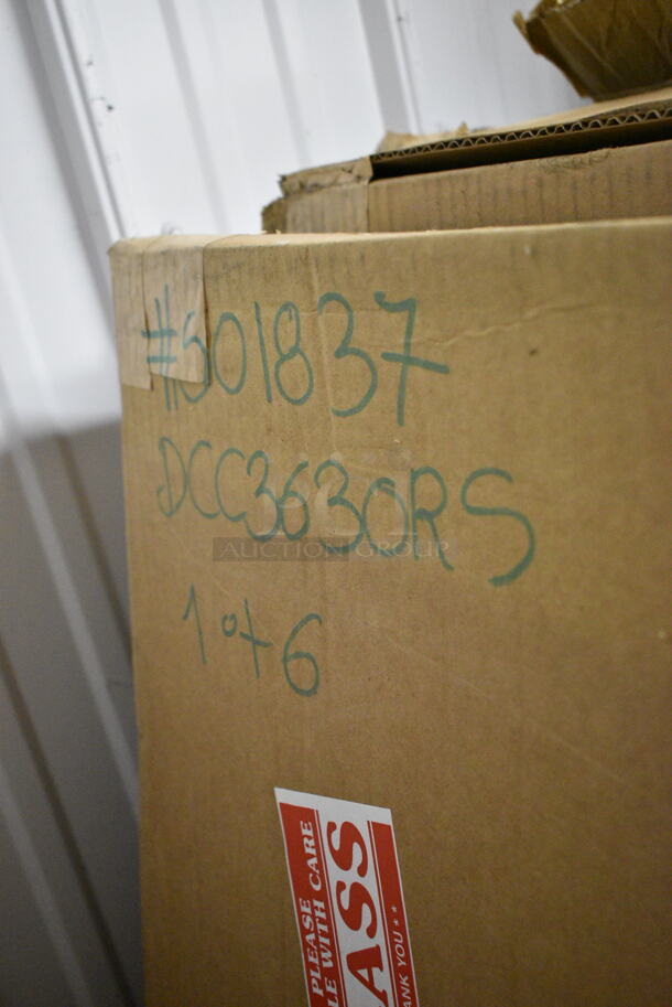 3 BRAND NEW SCRATCH AND DENT! Aarco DCC3630RS Aluminum Bulletin Board 30"W X 36"H Enclosed. 3 Times Your Bid! - Image 4 of 5