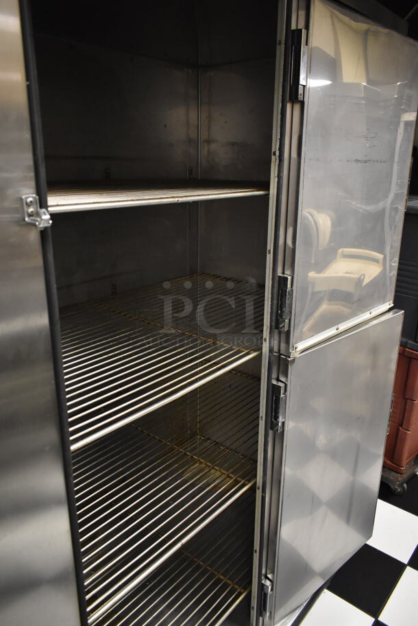 FWE Stainless Steel Commercial Single Door Reach In Warming Holding Cabinet w/ Racks and Thermostatic Controls Tested and Working! (kitchen #2) - Image 6 of 7