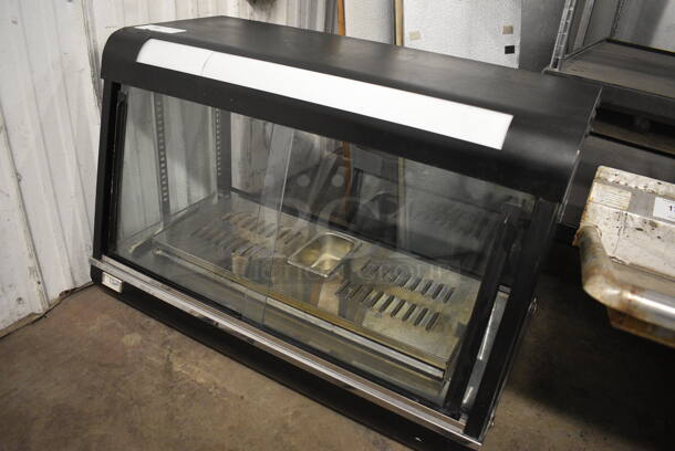 Metal Commercial Countertop Heated Display Case Merchandiser. 35x20x24. Tested and Working! - Image 2 of 5