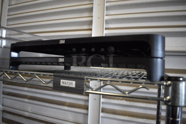ALL ONE MONEY! Lot of 2 3M Black Poly Rack. 16x12x1.5 - Image 3 of 3