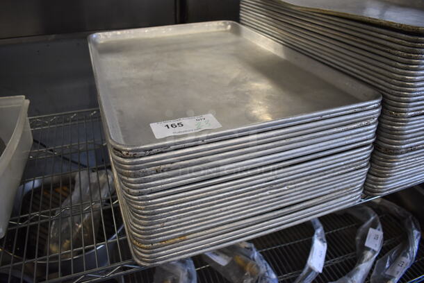 23 Metal Full Size Baking Pans. 18x26x1. 23 Times Your Bid! - Image 2 of 4