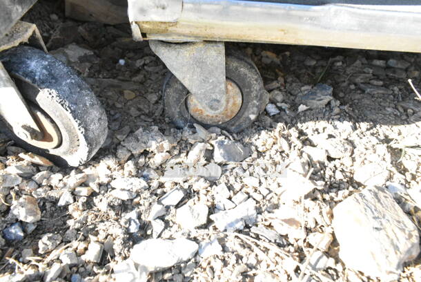 3 Various Metal Items Including Table and Two 3 Tier Carts. Includes 16x27x32, 27x32x27, 15x31x34. 3 Times Your Bid!  - Image 4 of 9