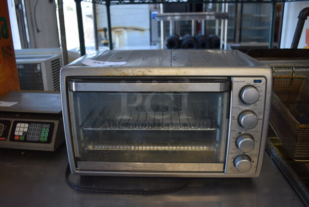 Black & Decker Metal Countertop Toaster Oven. 18x13x12