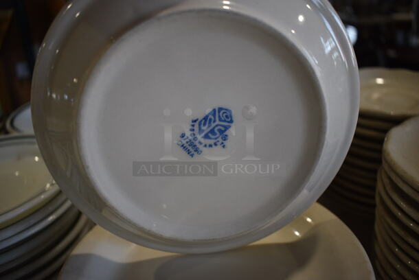 23 White Ceramic Plates. 6.5x6.5x1. 23 Times Your Bid! - Image 3 of 3
