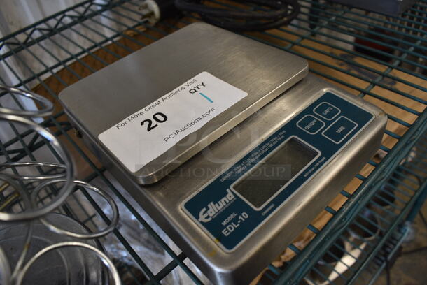 Edlund EDL-10 Metal Countertop 10 Pound Capacity Food Portioning Scale. 7x9.5x2.5. Tested and Working! - Image 3 of 5