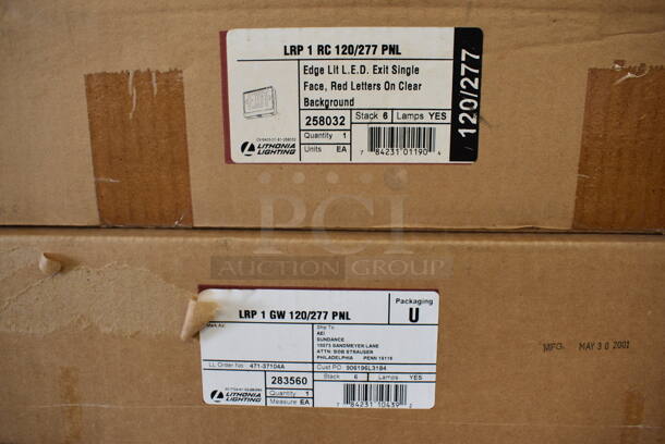 6 BRAND NEW IN BOX! Lithonia Exit Signs. 6 Times Your Bid! - Image 3 of 6