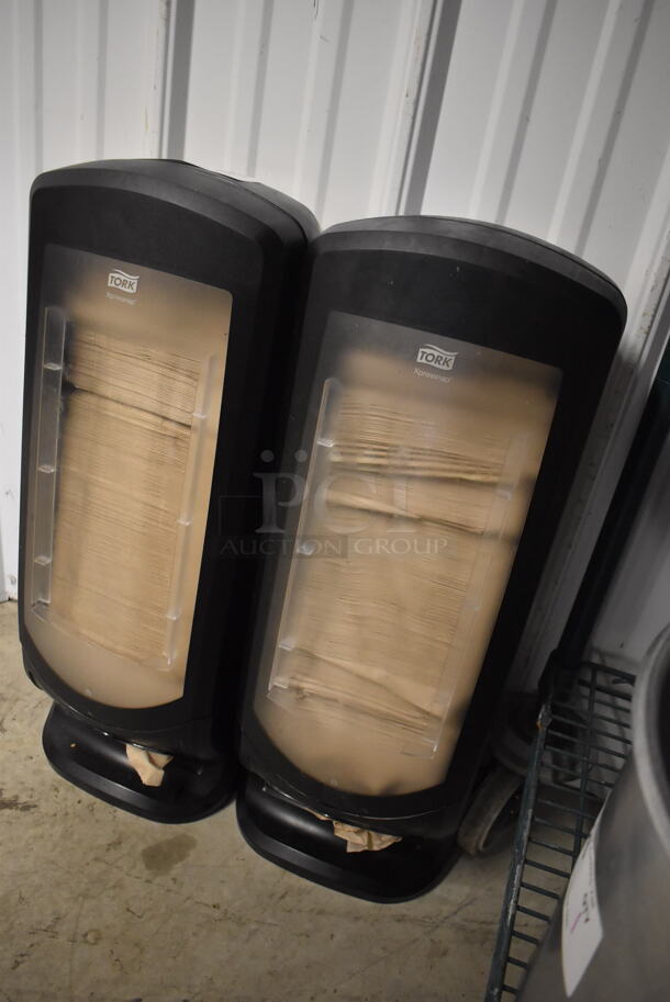 2 Tork Black and Clear Poly Napkin Dispensers. 8.5x8x25. 2 Times Your Bid! - Image 3 of 4