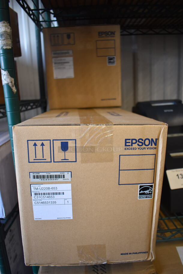 4 BRAND NEW IN BOX! Epson M188B Receipt Printer. 6x10x6. 4 Times Your Bid! - Image 7 of 7