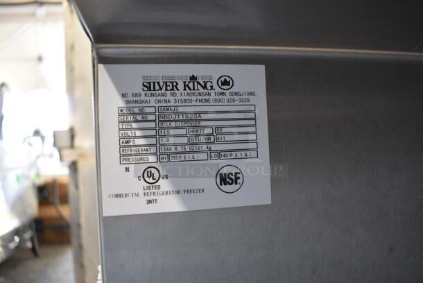 Silver King Model SKMAJ3 Stainless Steel Commercial Countertop Milk Dispenser. Does Not Have Refrigeration or Electrical. 115 Volts, 1 Phase. 38x17.5x39.5 - Image 5 of 6