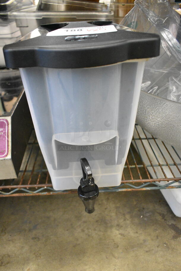 ALL ONE MONEY! Lot of 5 Poly Items; Beverage Holder Dispenser, Silverware Bin, Bowl and Drop In Bin.  - Image 2 of 6