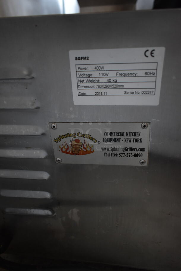 2018 SGFM2 Stainless Steel Commercial Countertop Falafel Machine. 110 Volts, 1 Phase. Tested and Working! - Image 7 of 7