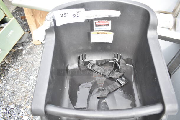 Rubbermaid Black Poly High Chair.  - Image 2 of 4