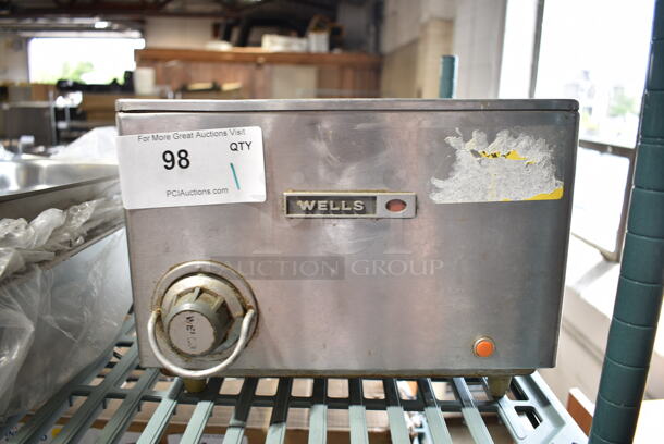 Wells SW-10 Stainless Steel Commercial Countertop Food Warmer. 120 Volts, 1 Phase. Tested and Working!  - Image 1 of 4