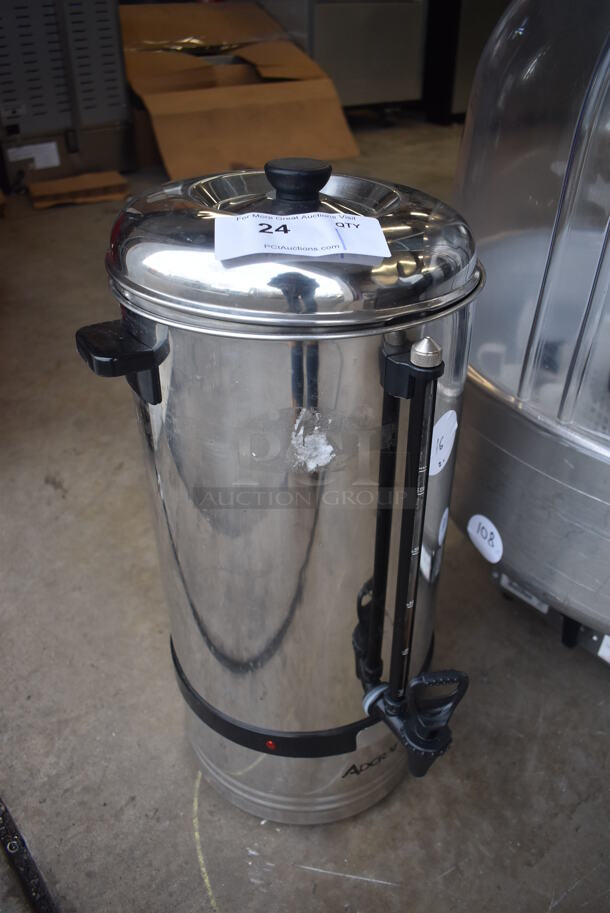Adcraft Stainless Steel Commercial Countertop Percolating Urn. 14x14x24 - Image 2 of 4