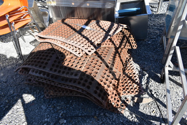 11 Orange Anti Fatigue Floor Mats. 11 Times Your Bid! - Image 2 of 2