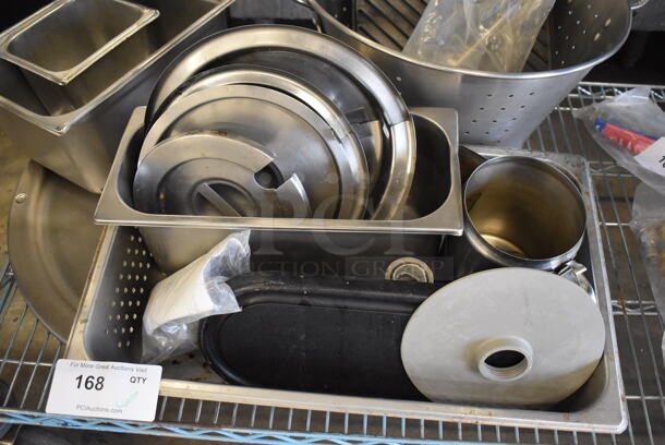 ALL ONE MONEY! Lot of Various Metal Pieces Including Lids, Drop In Bins and Lid - Image 4 of 6