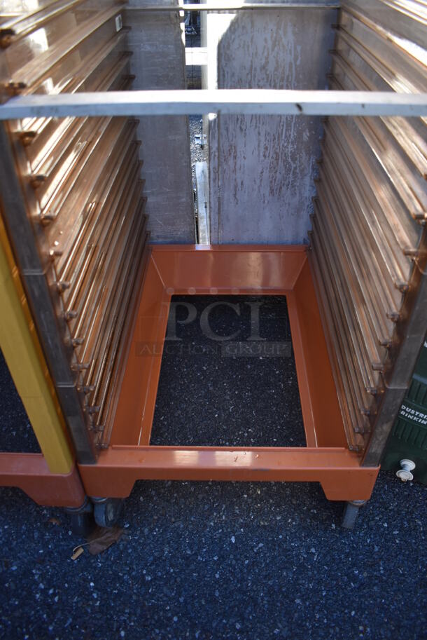 Metal and Poly Commercial Pan Transport Rack on Commercial Casters. 21x29x68 - Image 5 of 5