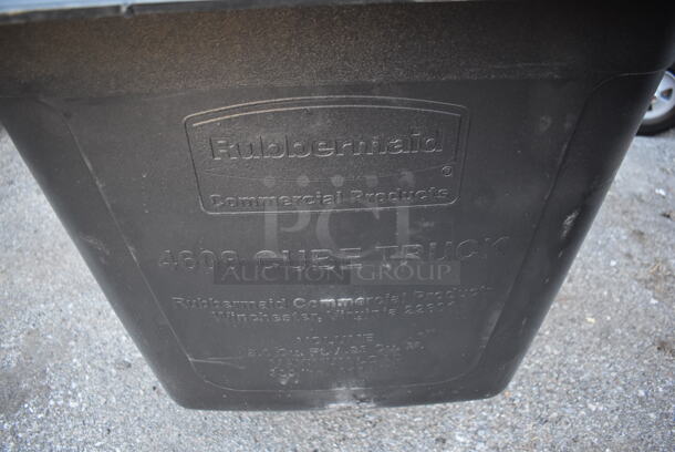 BRAND NEW! Rubbermaid Black Poly Bin on Casters. 38x26x29 - Image 5 of 6