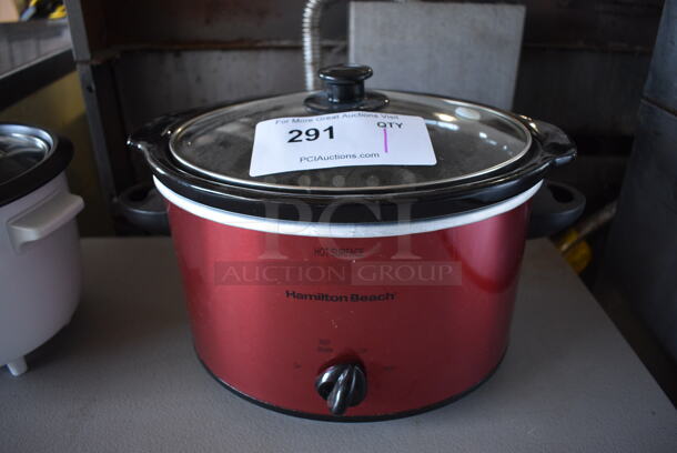 Hamilton Beach Model SC19 Metal Countertop Slow Cooker. 120 Volts, 1 Phase. 13x9x9. Tested and Working!