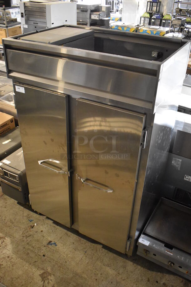 Continental DL2W-SS-PT Stainless Steel Commercial 2 Door Reach In Pass Through Warmer. 115/208-230 Volts, 1 Phase.  - Image 3 of 6