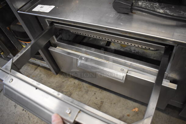 Stainless Steel Commercial 6 Drawer Chef Base on Commercial Casters. 105x34x25. Tested and Powers On But Does Not Get Cold - Image 5 of 5