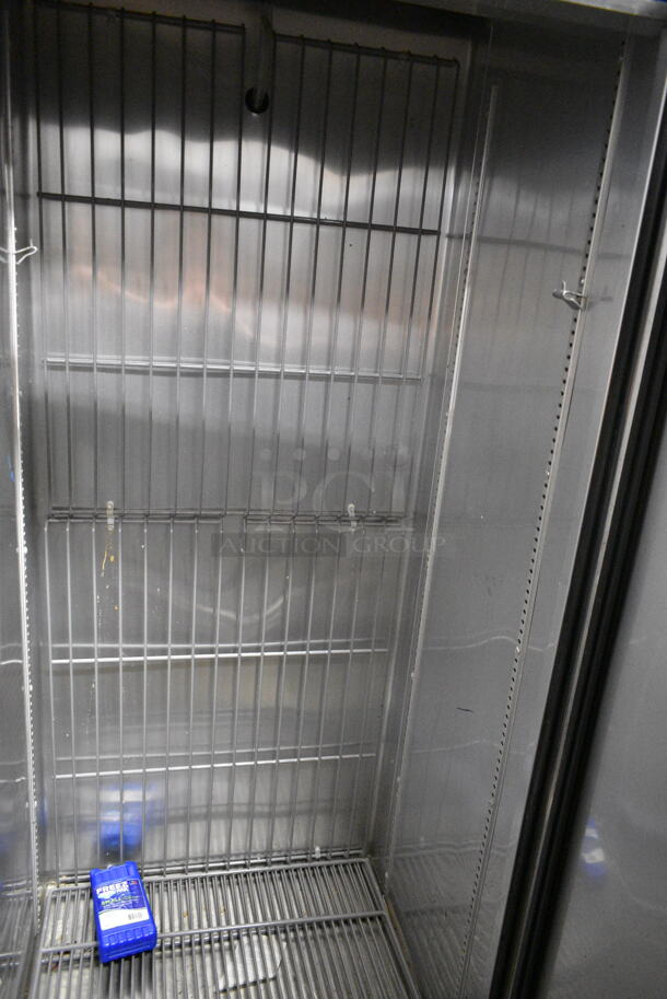 2017 True T-19F Stainless Steel Commercial Single Door Reach In Freezer w/ Poly Coated Racks and Commercial Casters. 115 Volts, 1 Phase. Tested and Working! - Image 5 of 8