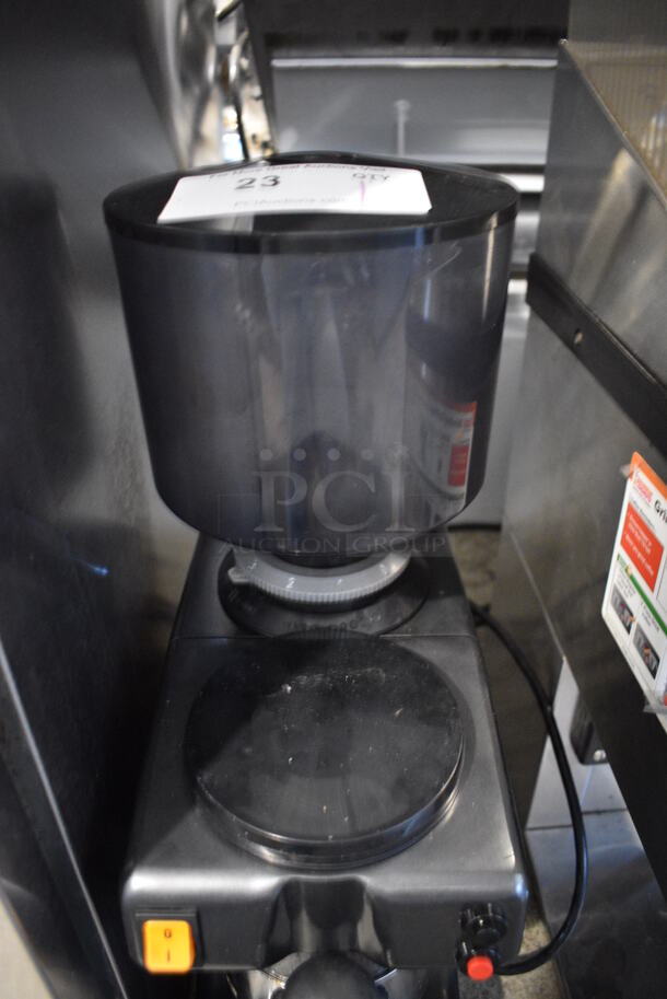 2013 EB AT Metal Commercial Countertop Espresso Bean Grinder. 110 Volts, 1 Phase. 7.5x14x22. Tested and Powers On But Parts Do Not Move - Image 5 of 5