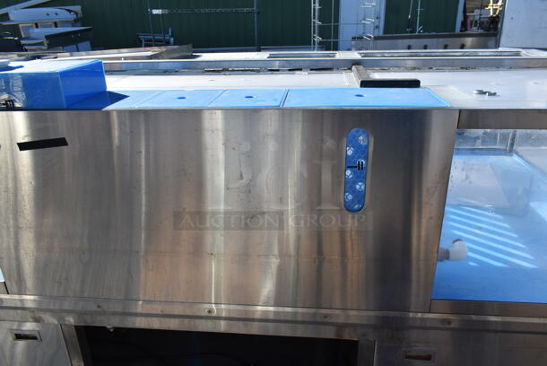 Stainless Steel Commercial Floor Style Aquarium. - Image 8 of 11