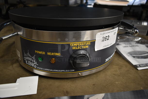 Carnival King 382TCMPT16M Stainless Steel Commercial Countertop 16" Round Crepe Maker. 208/240 Volts, 1 Phase. Tested and Working! - Image 4 of 6