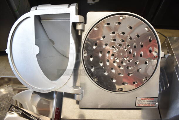 BRAND NEW SCRATCH AND DENT! Avantco 177MX20SHRDR Metal Pelican Head Shredder Attachment for MX20 - Image 6 of 8
