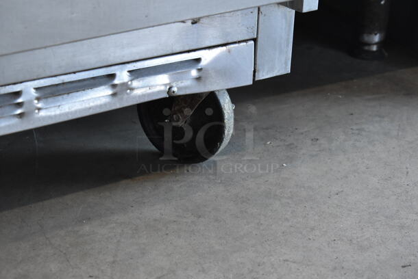 Beverage Air UCR60A Stainless Steel Commercial 2 Door Undercounter Cooler on Commercial Casters. 115 Volts, 1 Phase. Tested and Working! - Image 4 of 7