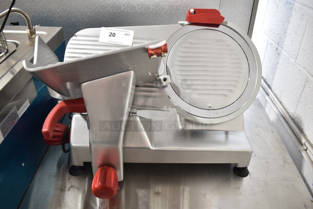 BRAND NEW SCRATCH AND DENT! 2024 Berkel B12-SLC Stainless Steel Commercial Countertop Meat Slicer w/ Blade Sharpener. 115 Volts, 1 Phase. Tested and Working! - Image 2 of 8