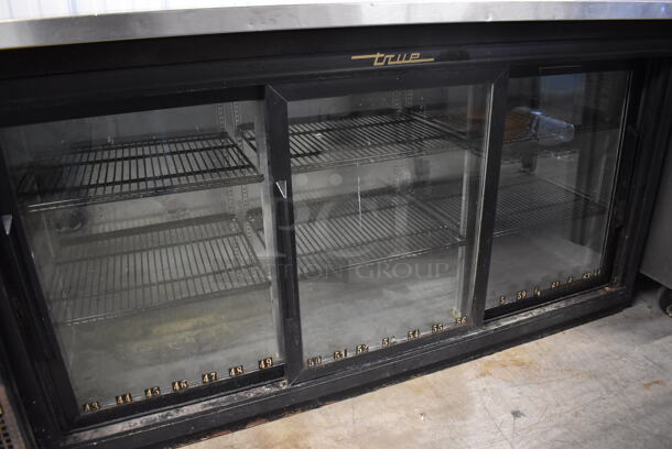 2013 True TBB-24-72G-SD Metal Commercial 3 Door Back Bar Cooler Merchandiser. 115 Volts, 1 Phase. 73x24.5x36. Tested and Working! - Image 7 of 7