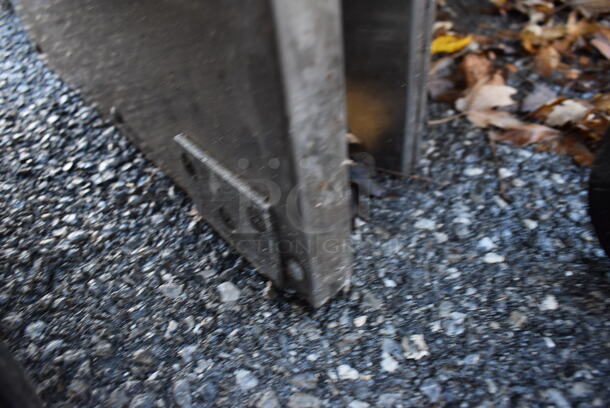 2 Metal Swinging Kitchen Doors. 17.5x1x82.5. 2 Times Your Bid! - Image 5 of 5