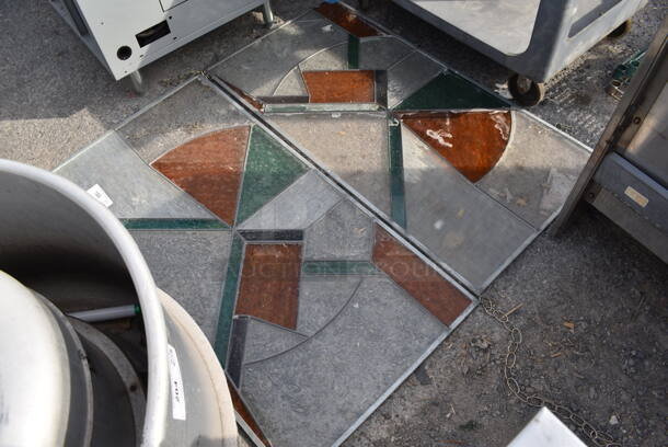 2 Stained Glass Pieces. See Pictures for Cracks. 2 Times Your Bid - Image 2 of 5