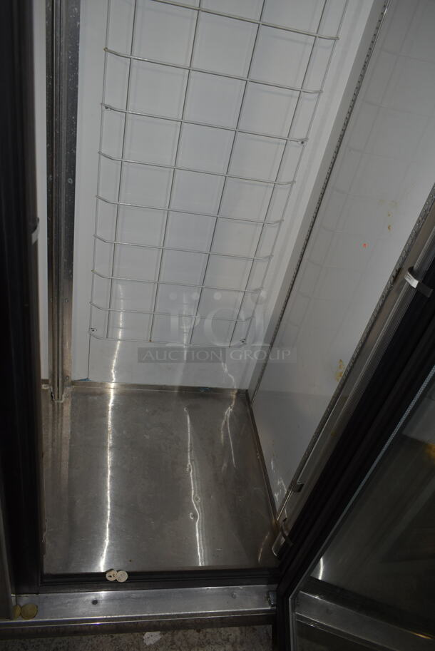 CustomCool GDF2R Stainless Steel Commercial 2 Door Reach In Cooler Merchandiser. Does Not Come w/ Remote Compressor. - Image 7 of 7
