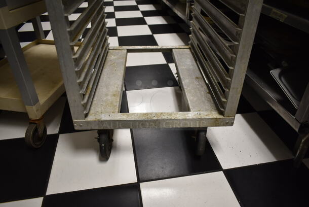 Metal Commercial Pan Transport Rack on Commercial Casters. (kitchen #2) - Image 5 of 5
