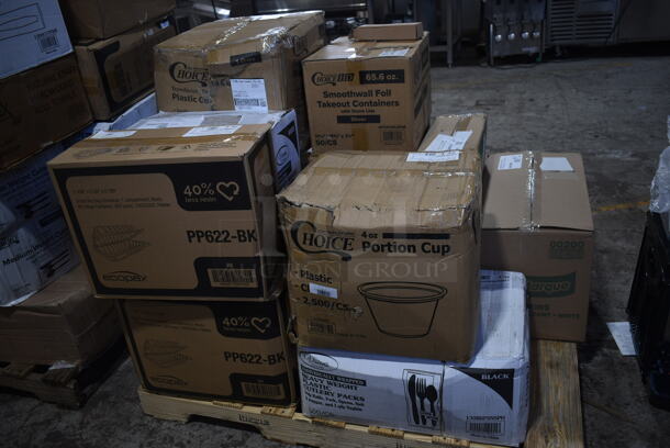 PALLET LOT OF 13 BRAND NEW Boxes Including 2 PP622-BK Ecopax 7 1/2