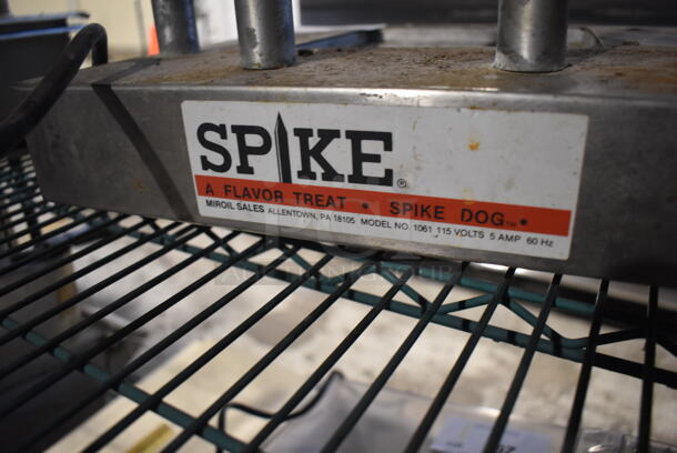 Spike 1061 Miroil Metal Countertop Spike Dog Hot Dog Cooker. 115 Volts, 1 Phase. 16x12.5x10 - Image 8 of 9