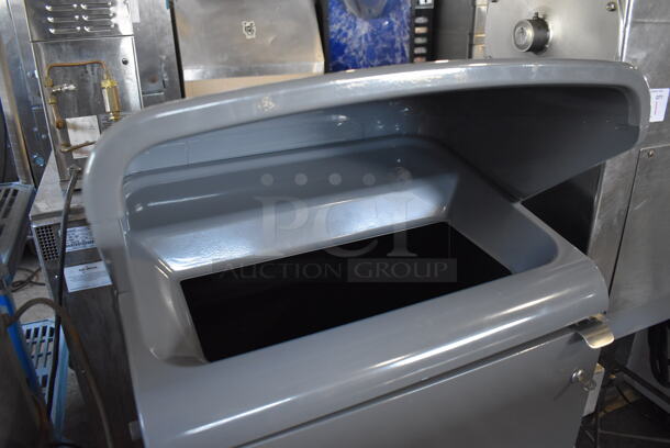 BRAND NEW! Rubbermaid Gray Metal Trash Can Shell. 24x19x46 - Image 4 of 7