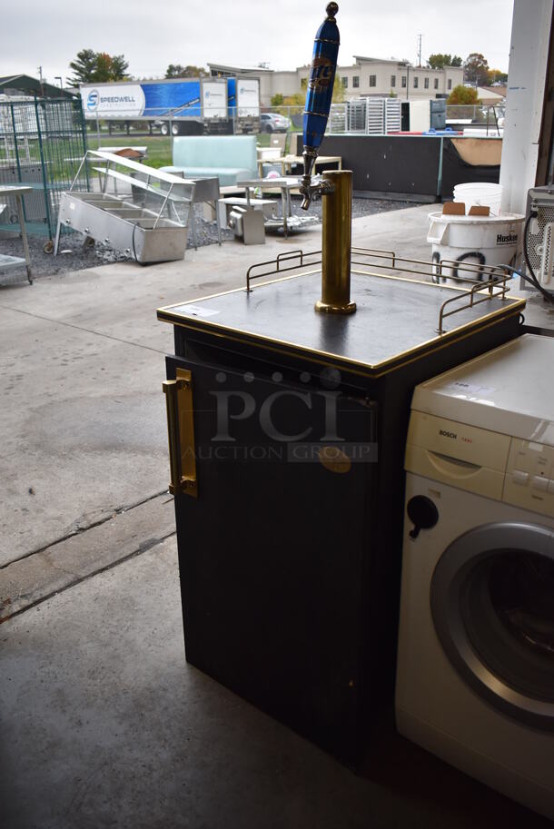 Beer Meister 50-V Metal Commercial Direct Draw Kegerator w/ Beer Tower. 115 Volts, 1 Phase. 23x27x60. Tested and Powers On But Temps at 53 Degrees - Image 4 of 6