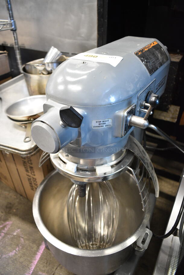 Hobart Metal Commercial Countertop 20 Quart Planetary Dough Mixer w/ Stainless Steel Mixing Bowl, Bowl Guard and Whisk Attachment. Tested and Working! - Image 4 of 12